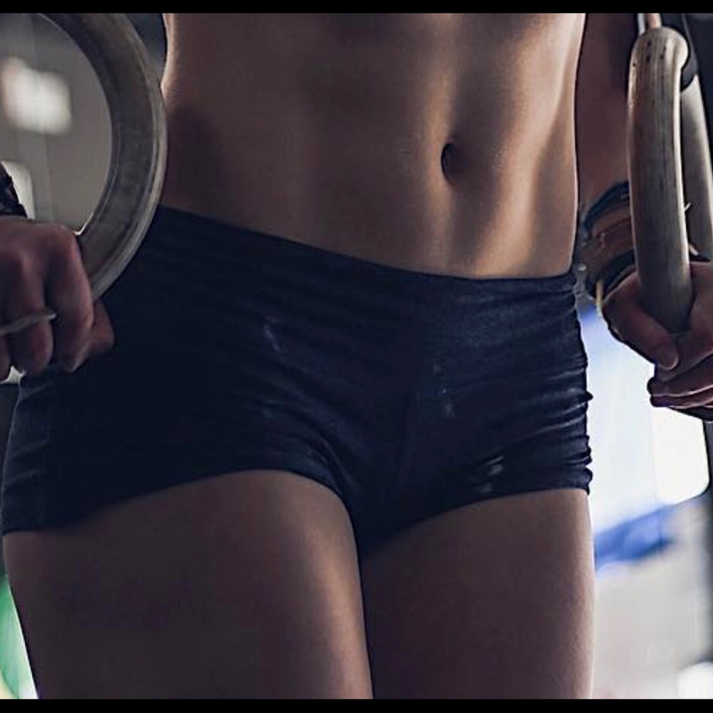 Size 4 Lululemon booty shorts.